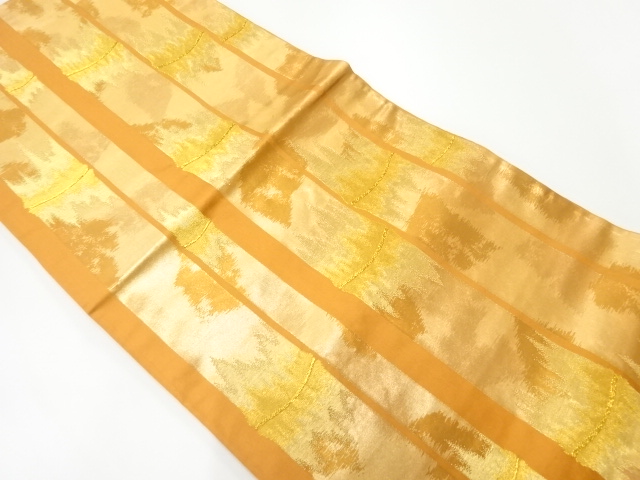 JAPANESE KIMONO / VINTAGE FUKURO OBI / WOVEN BAMBOO